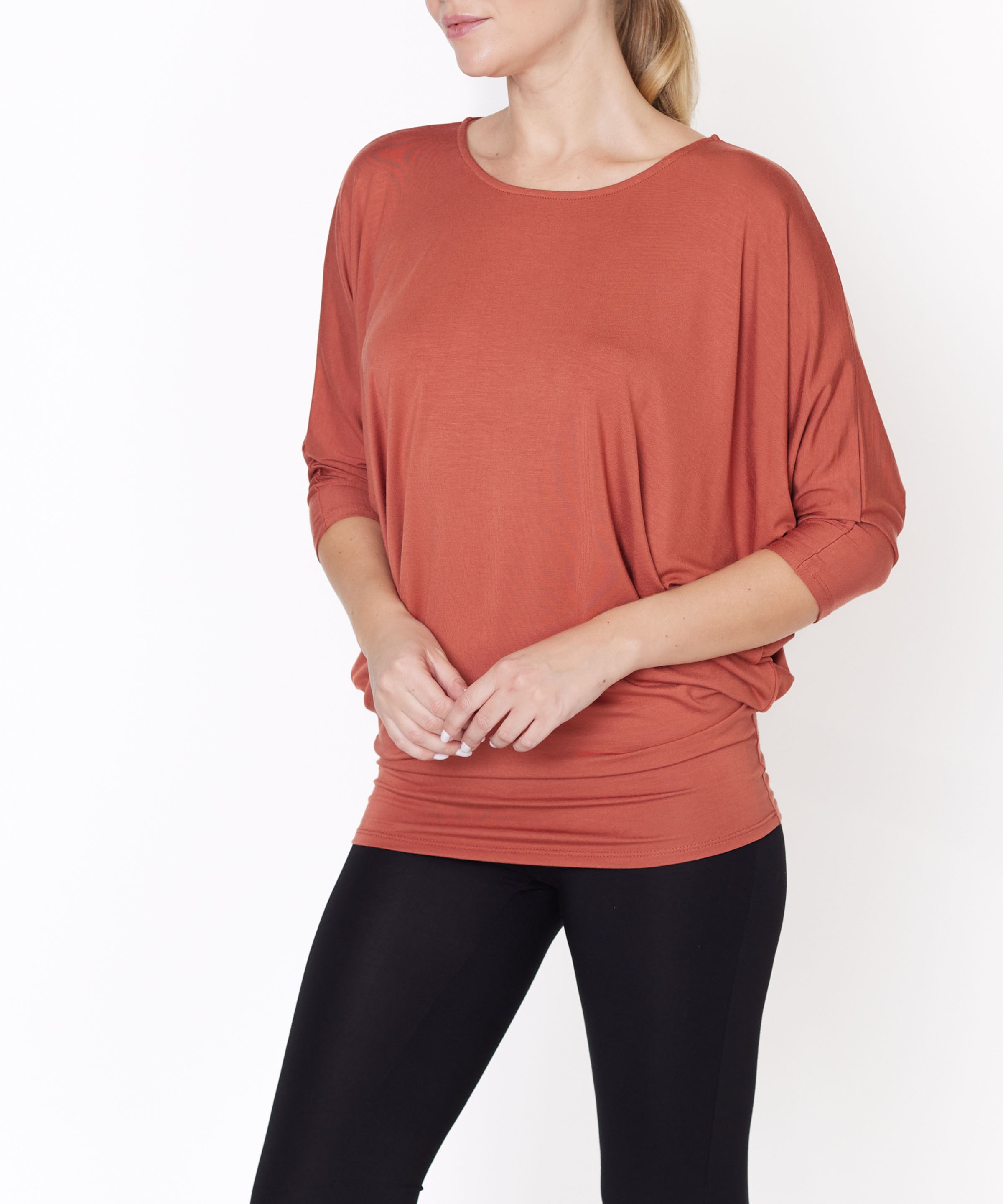 BAMBOO SIDE DRAPE DOLMAN 